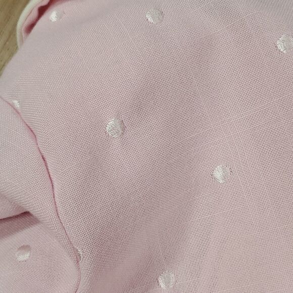 💜NWT Youngland Pink & Cream Polka Dot Coat & Sleeveless Dress Set 24 Months - Picture 10 of 16